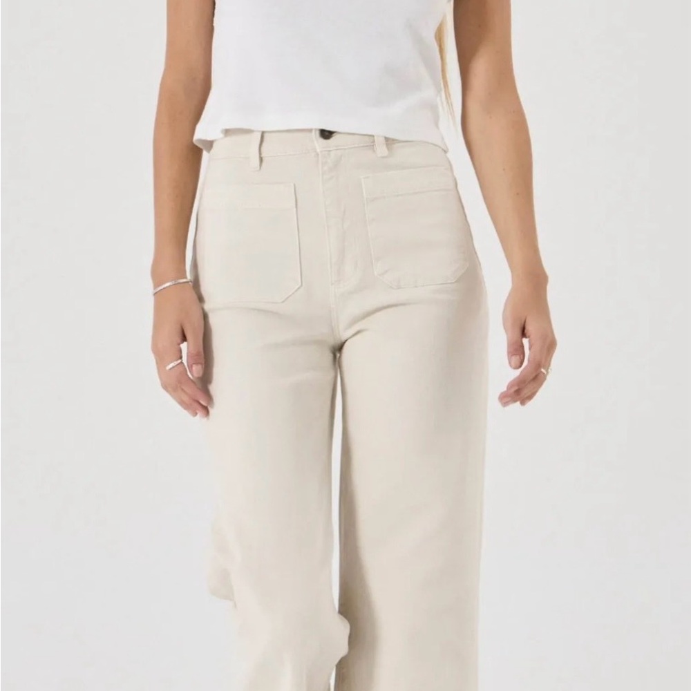 NWT Women's 32 Rolla's Sailor High Rise Wide Leg Jeans Size 32 - Picture 2 of 12